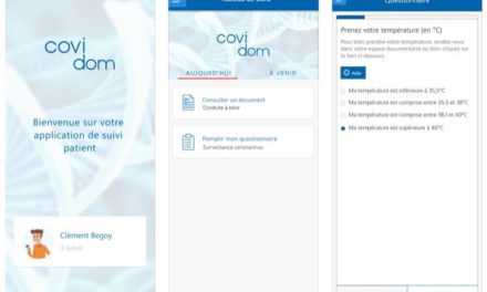 COVIDOM, l’appli santé destinée au suivi à domicile des patients atteints du COVID-19 développée par Econocom et Nouveal pour les Hôpitaux de Paris