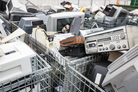 De meeste e-waste afkomstig uit Europa